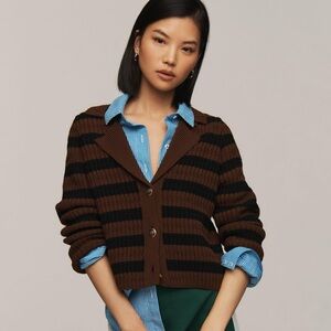 NWT The Greta Polo Cardigan Sweater by Maeve